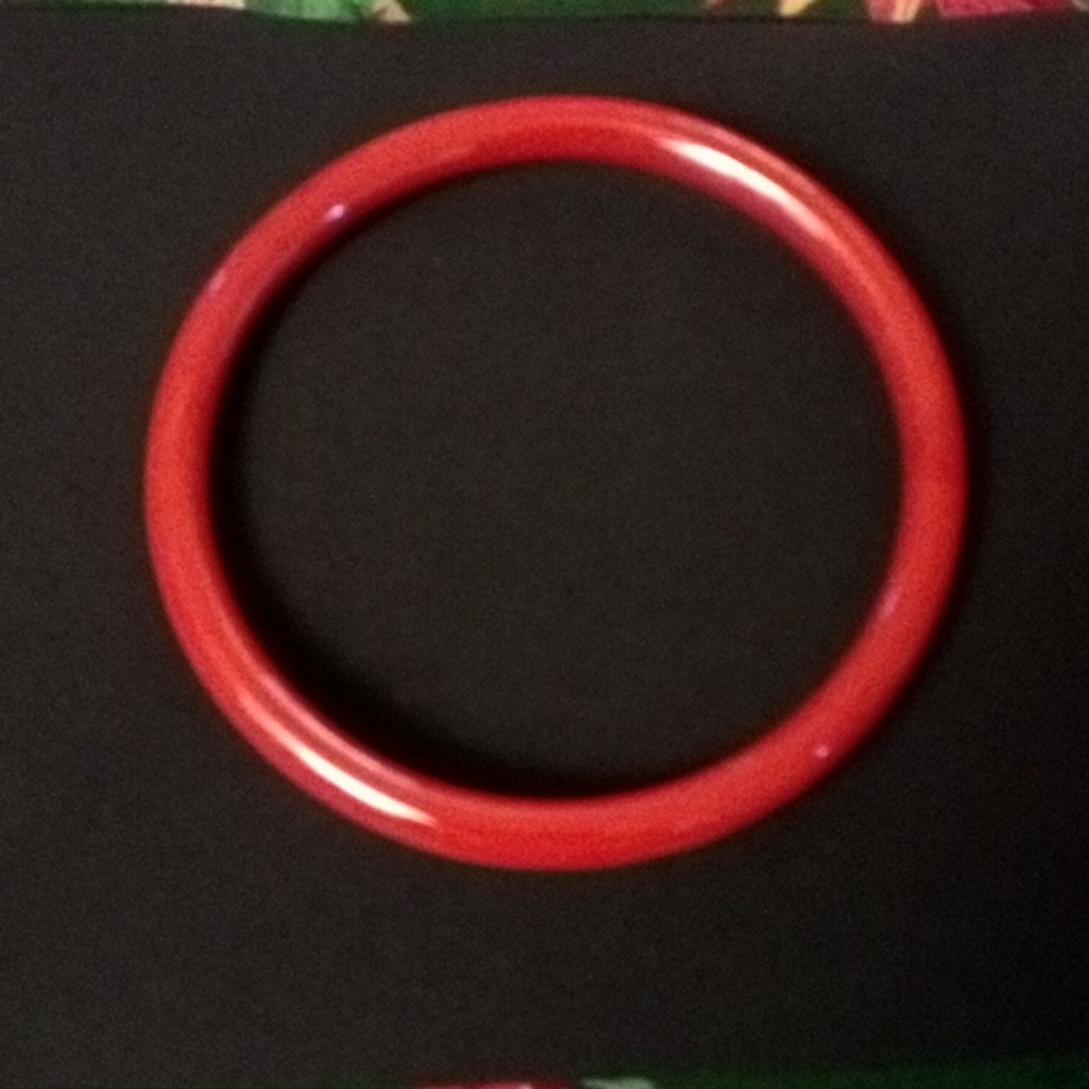 Vintage Red Glass Bracelet